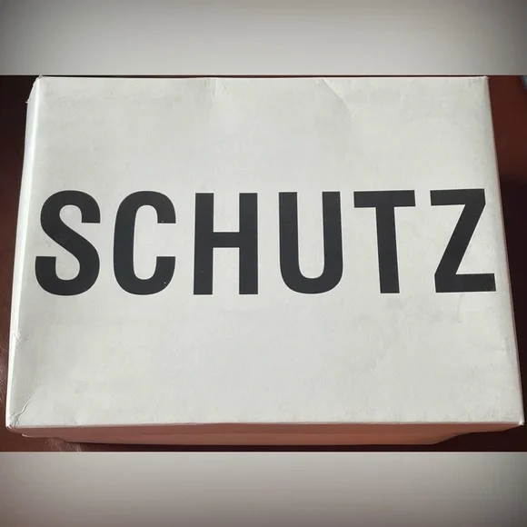 BNWT! SCHUTZ, AGATHA SANDAL, BRIGHT TANGERINE LEATHER 😻🧡🍊 - Picture 14 of 16